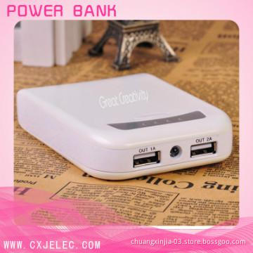 universal micro usb portable battery pack 10400/12000mah